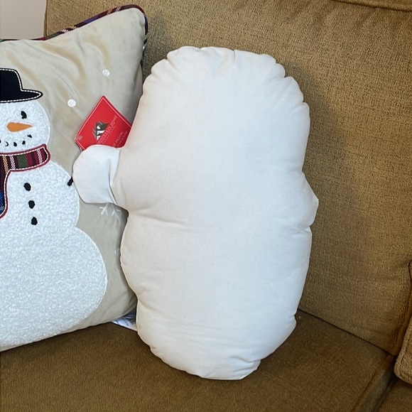 NEW The Mountain Home Collection Santa Smile Decorative Pillow - Picture 4 of 4